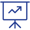 Icon: chart with upward arrow on it